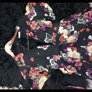 High Low Flower Dress